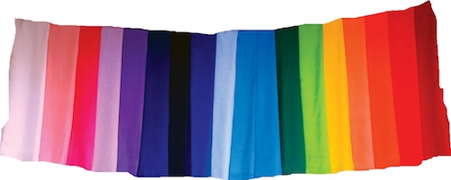 Silk Chakra Scarves - 20 Pack  